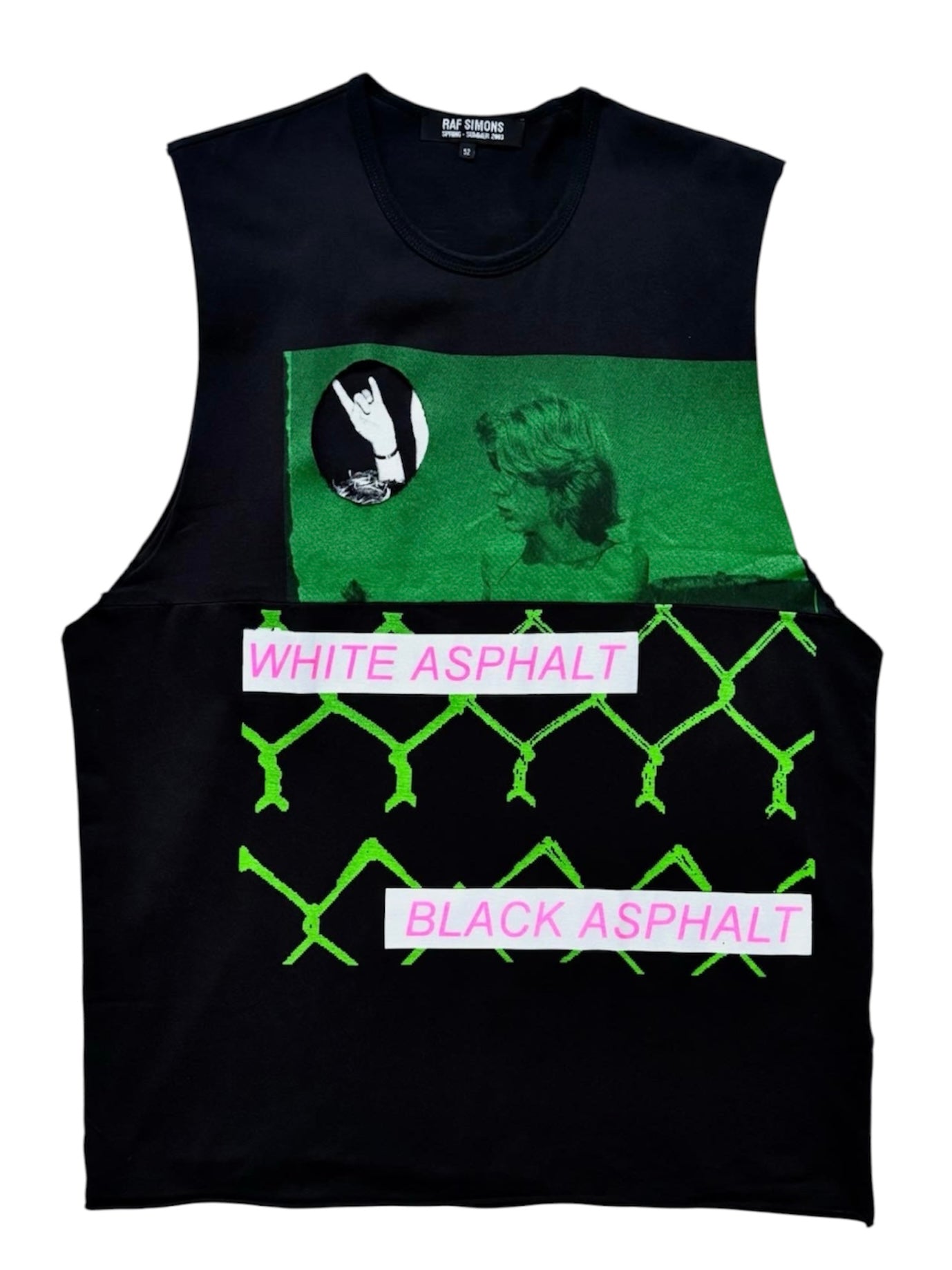 Raf Simons SS2003 “Consumed” Asphalt Tank Top