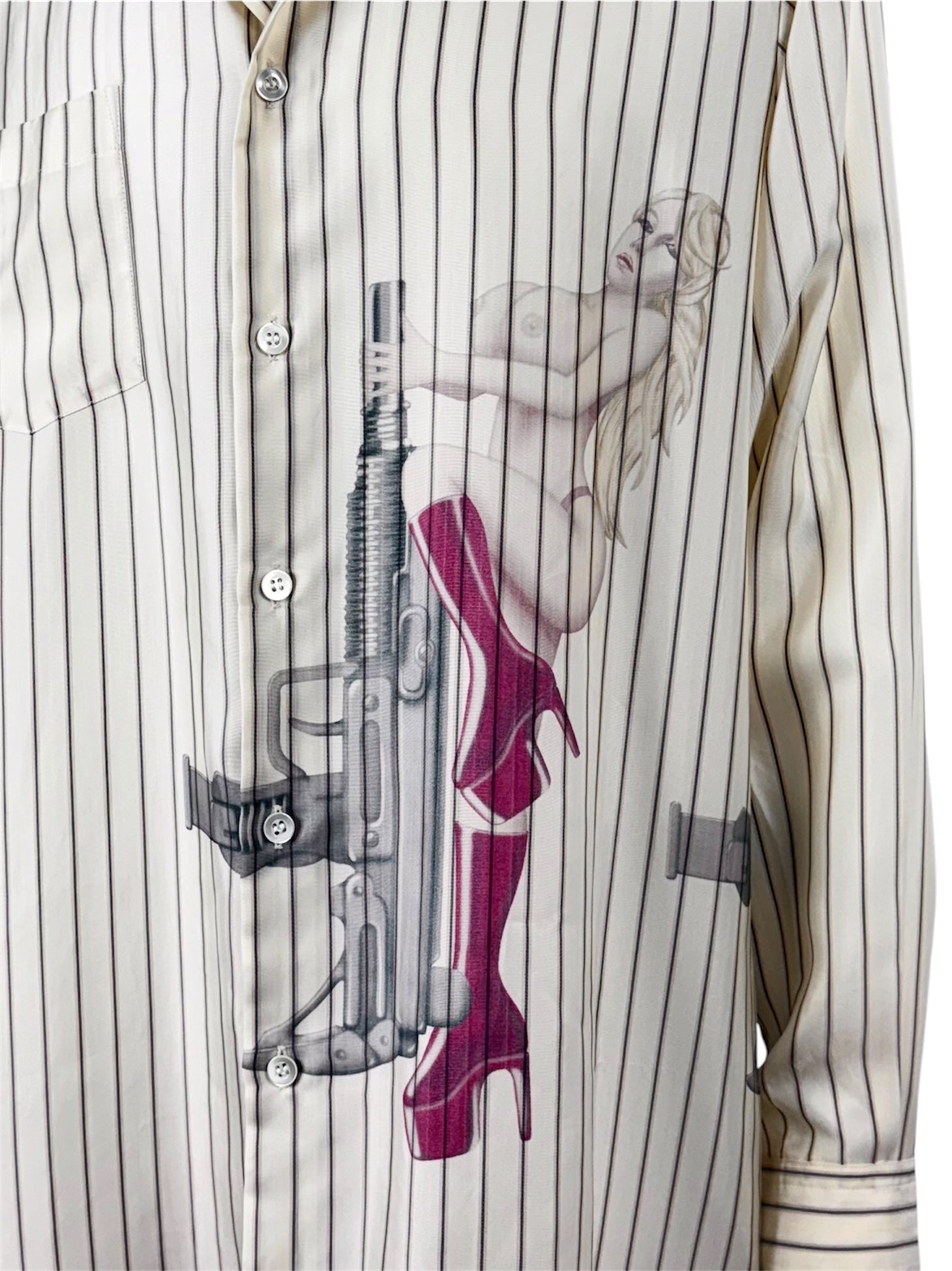 Yohji Yamamoto x Justin Davis AW2008 Pin-Up Shirt