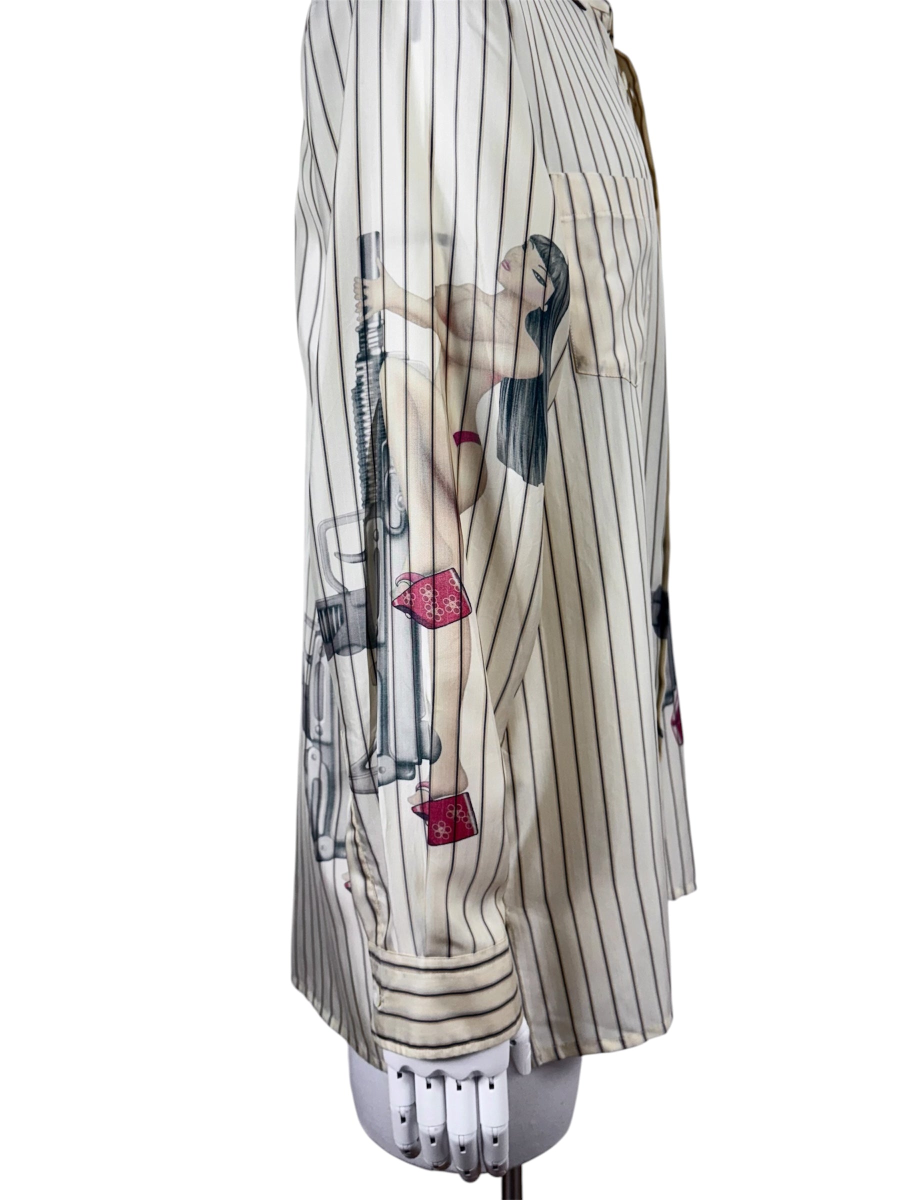 Yohji Yamamoto x Justin Davis AW2008 Pin-Up Shirt