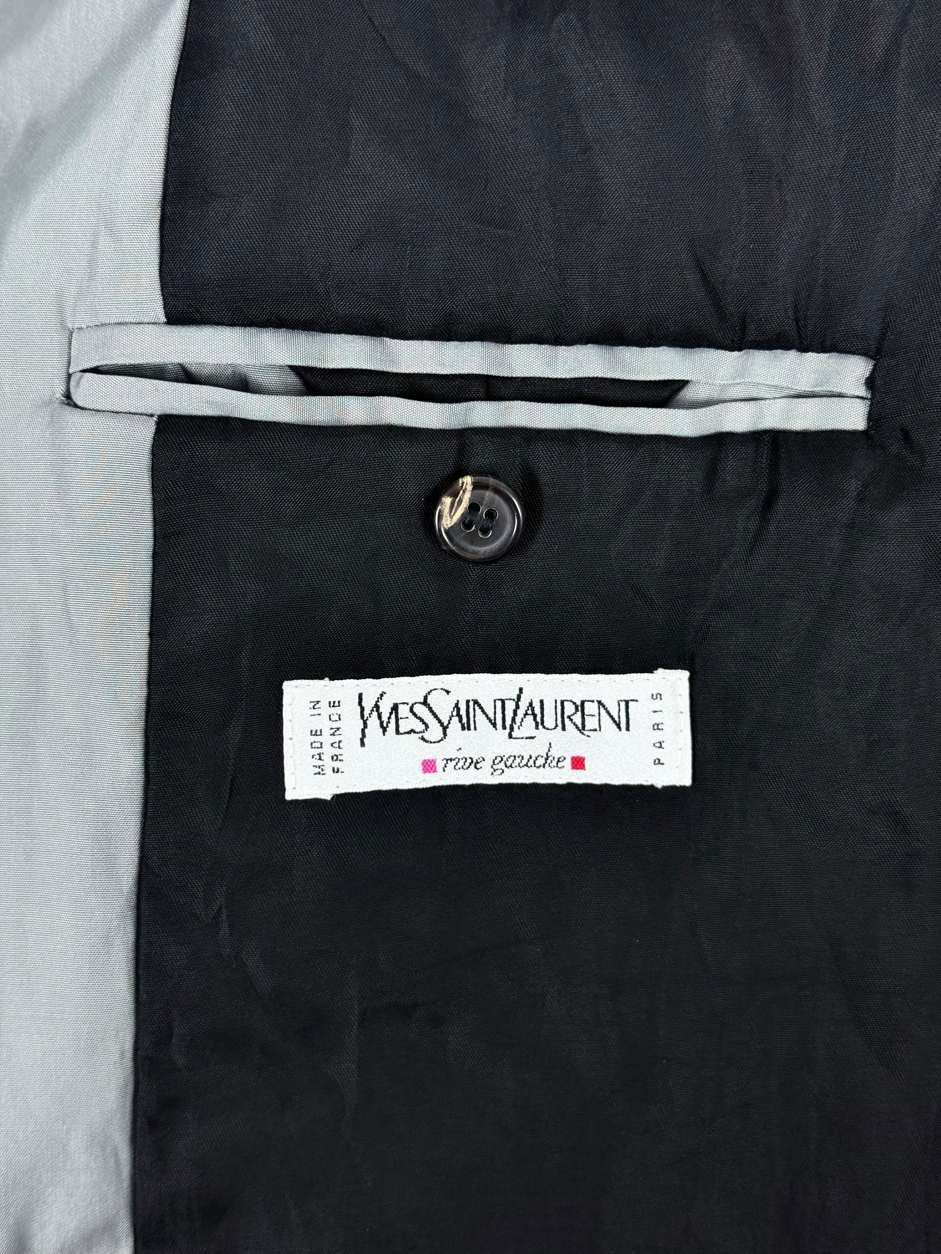 YSL Rive Gauche by Hedi Slimane SS2000 Padded Technical Silk Jacket