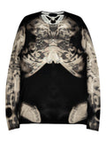Alexander McQueen AW2010 “An Bailitheoir Cnámh” Tribal Skeleton Tattoo Knit