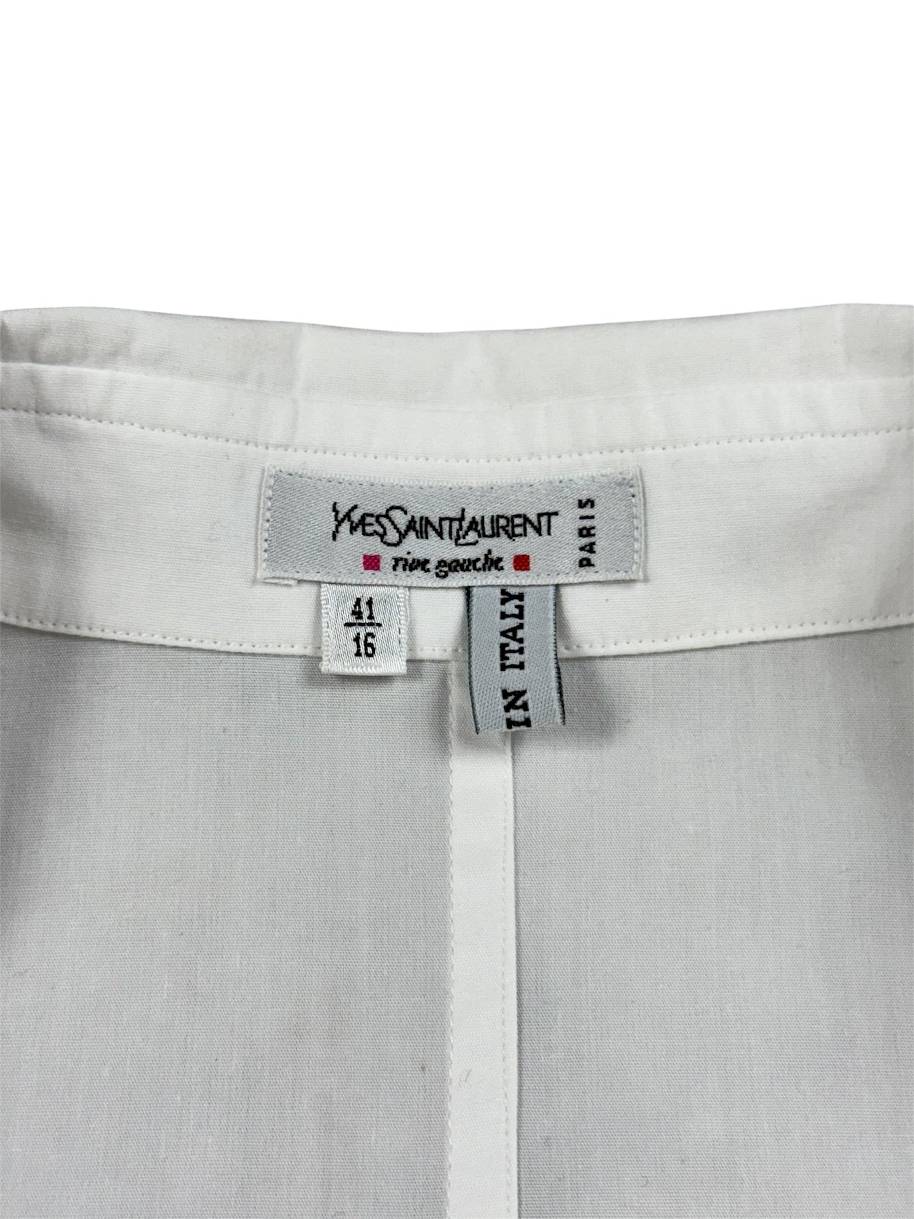 YSL Rive Gauche by Hedi Slimane SS1999 Tunic Shirt