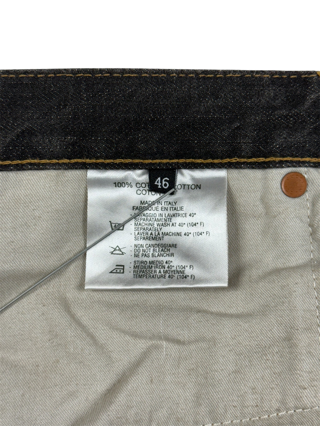 Gucci by Tom Ford Faded Black Mudwash Bootcut Jeans