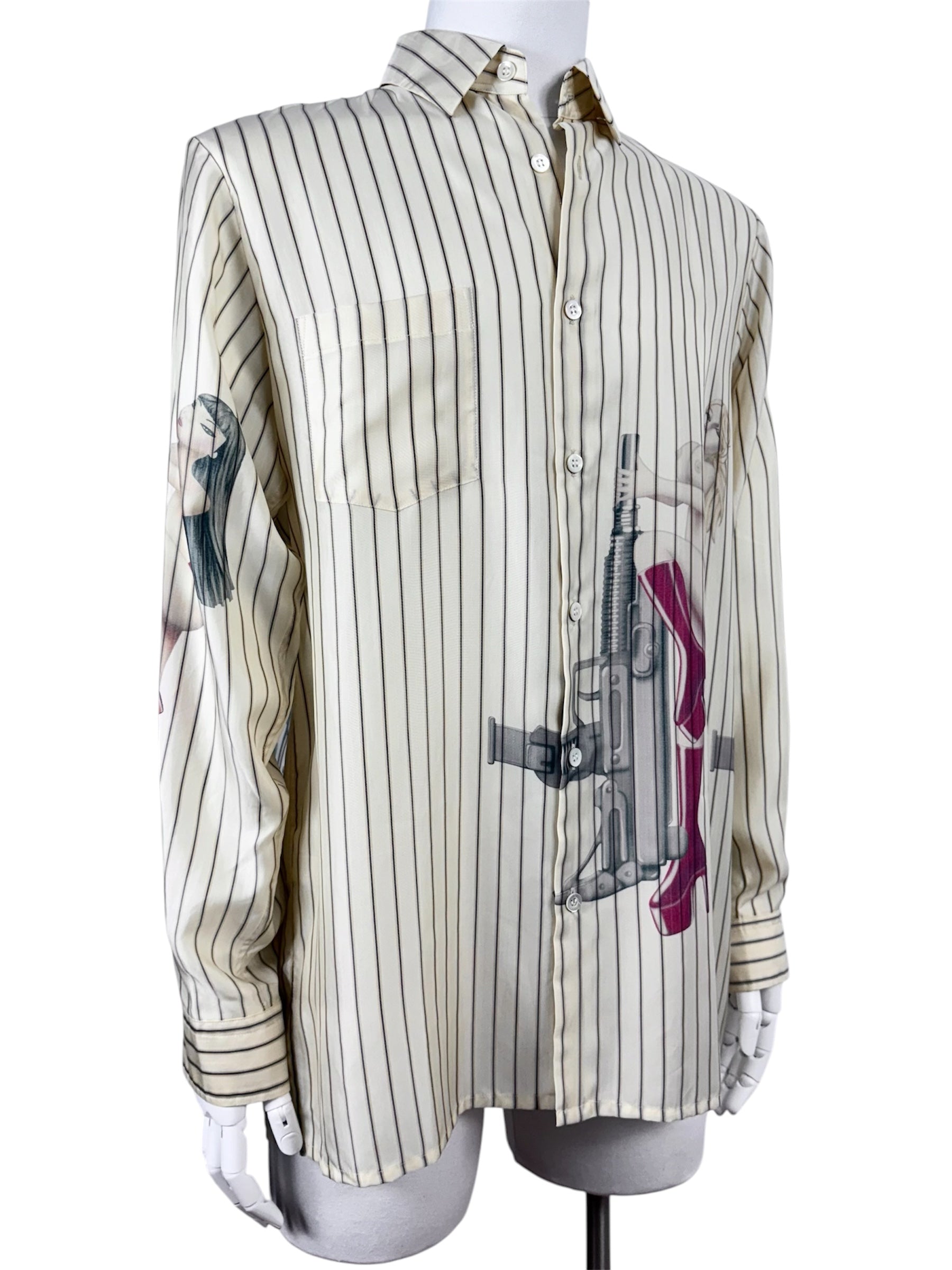 Yohji Yamamoto x Justin Davis AW2008 Pin-Up Shirt