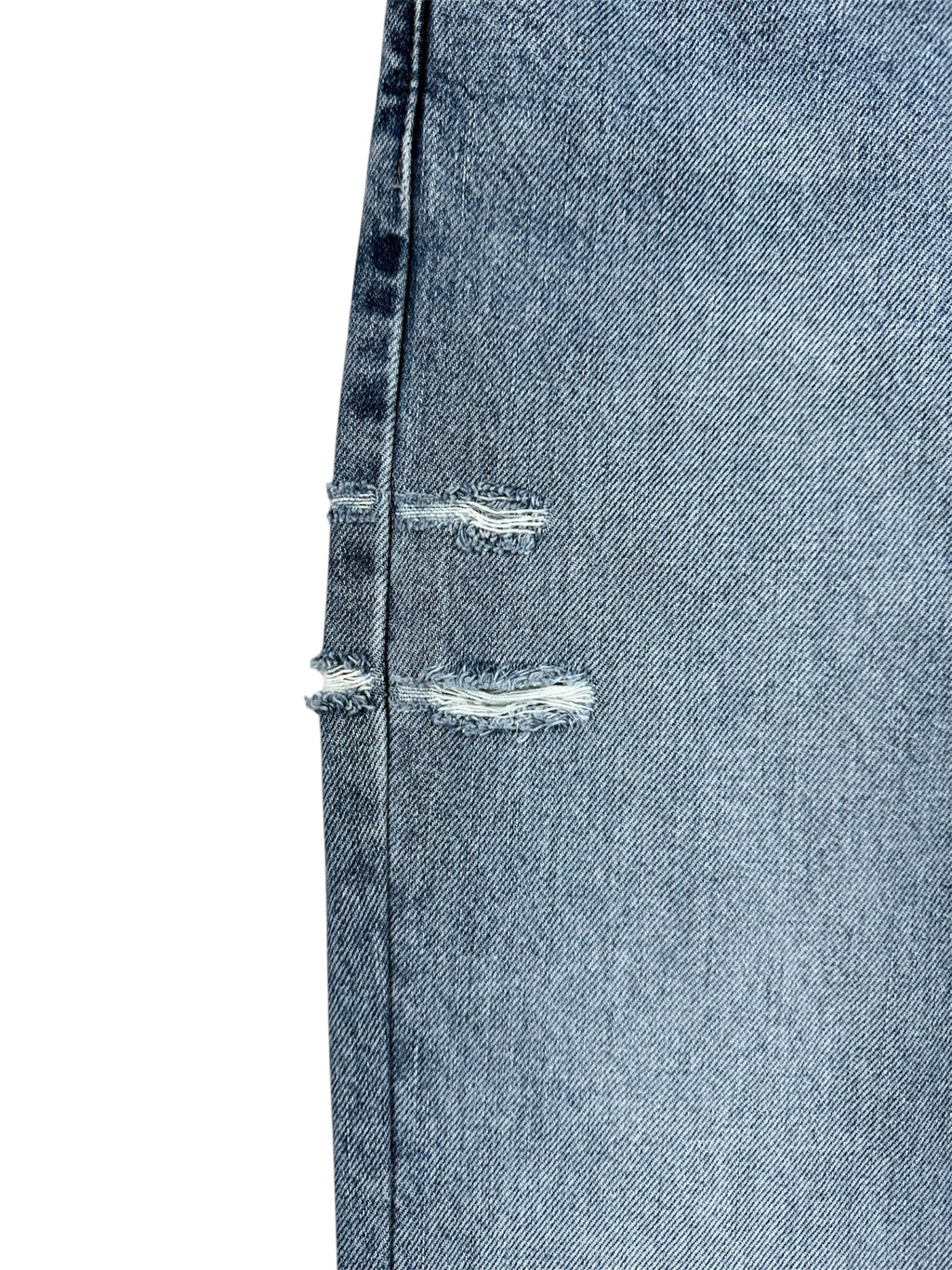 Gucci By Tom Ford SS1999 Distressed Artisanal Aztec Beaded Denim Jeans