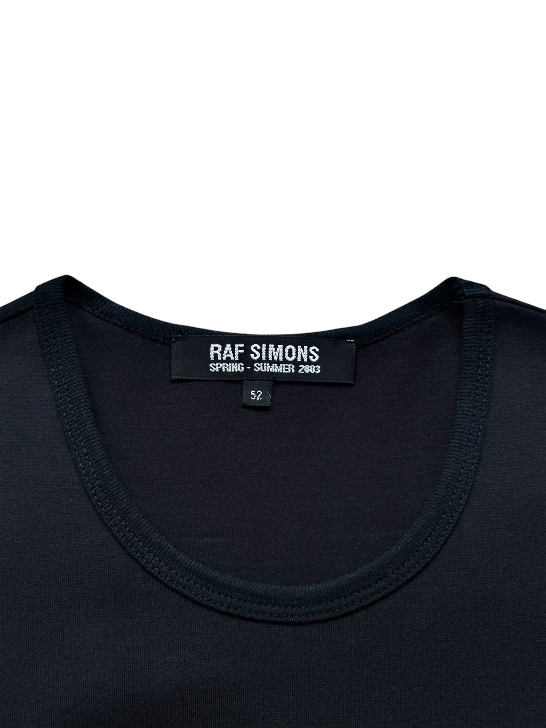 Raf Simons SS2003 “Consumed” Asphalt Tank Top
