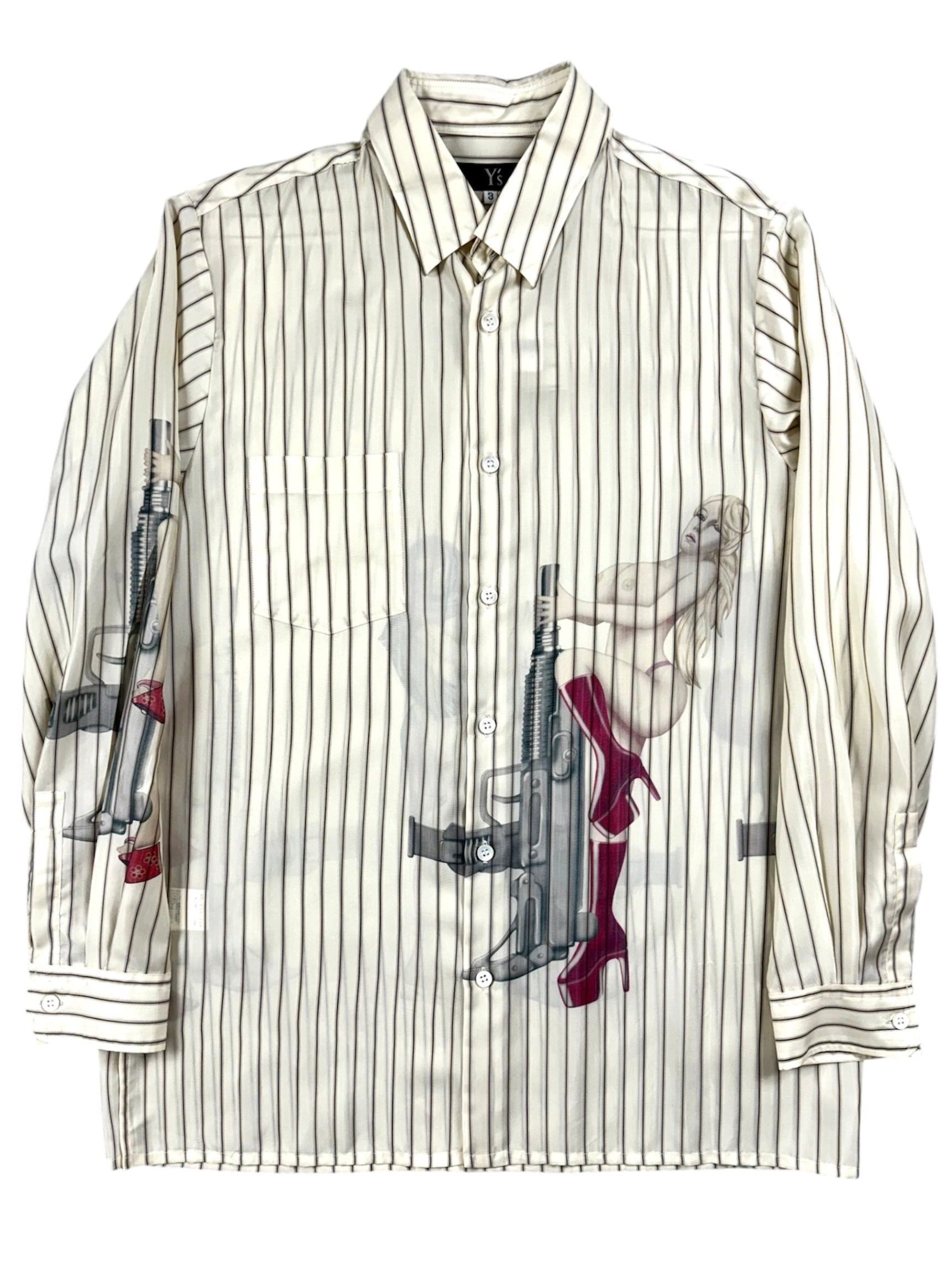 Yohji Yamamoto x Justin Davis AW2008 Pin-Up Shirt