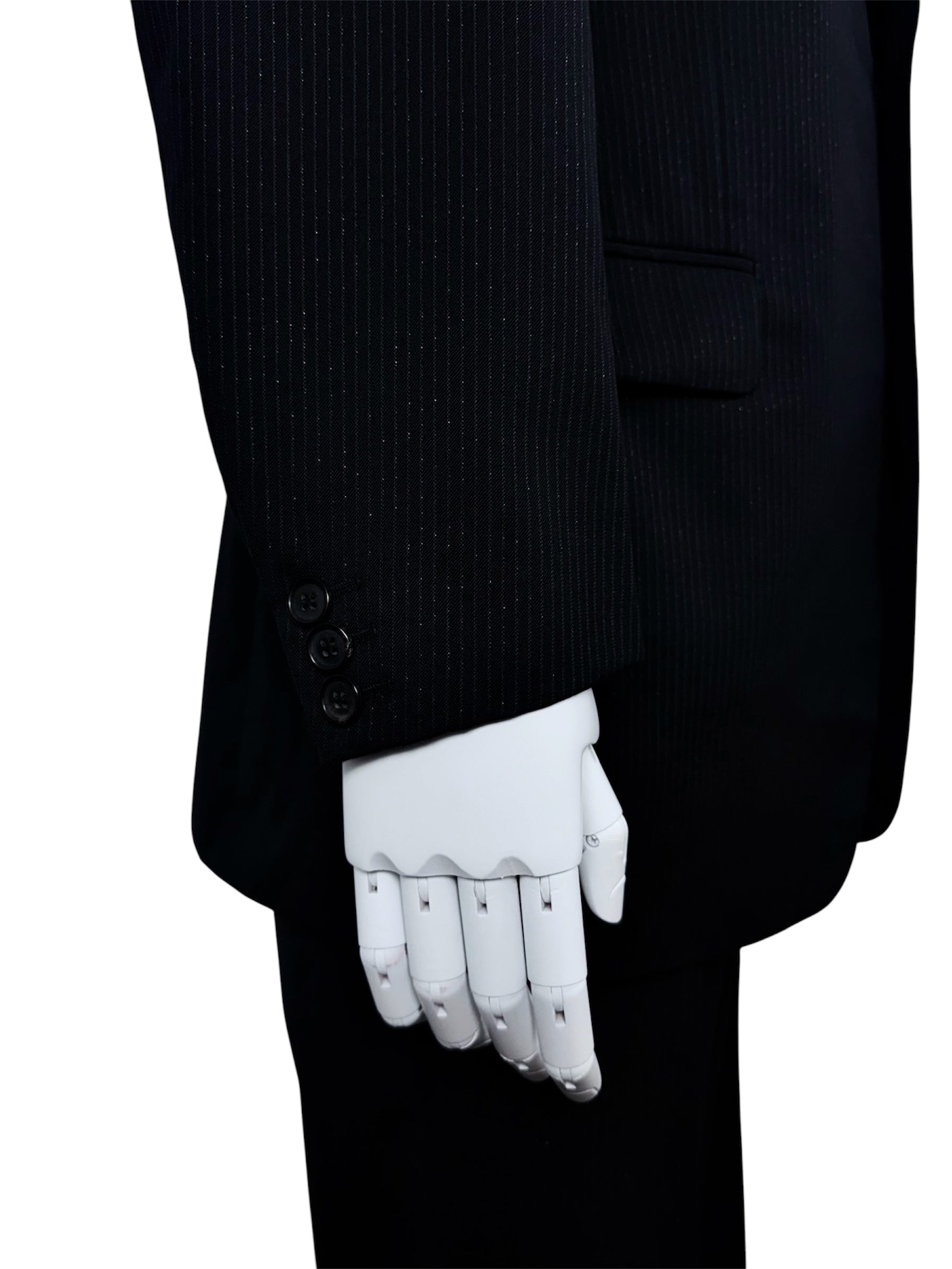 Dior Homme SS2002 “Boys Don’t Cry” Glitter Pinstripe Suit