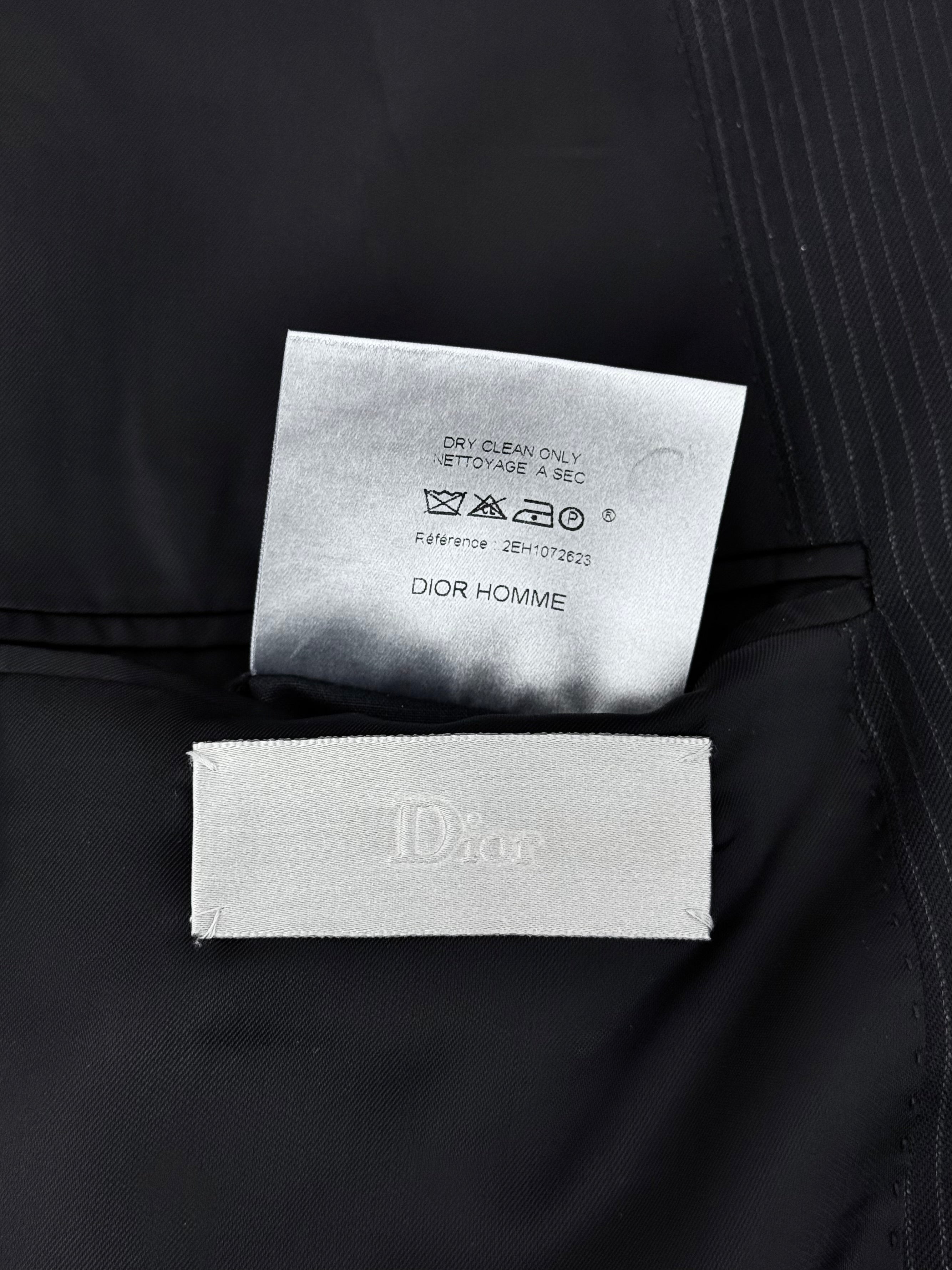 Dior Homme SS2002 “Boys Don’t Cry” Glitter Pinstripe Suit