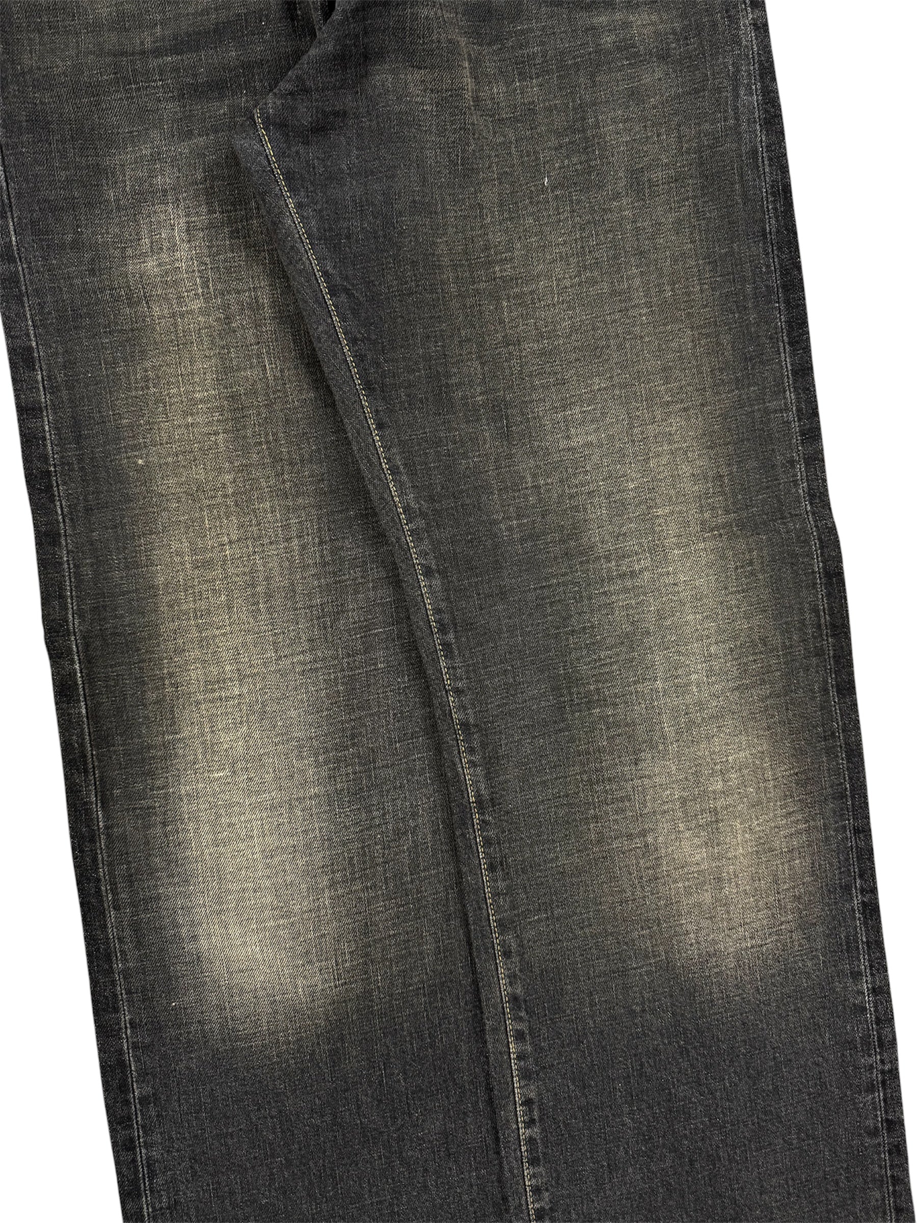 Gucci by Tom Ford Faded Black Mudwash Bootcut Jeans