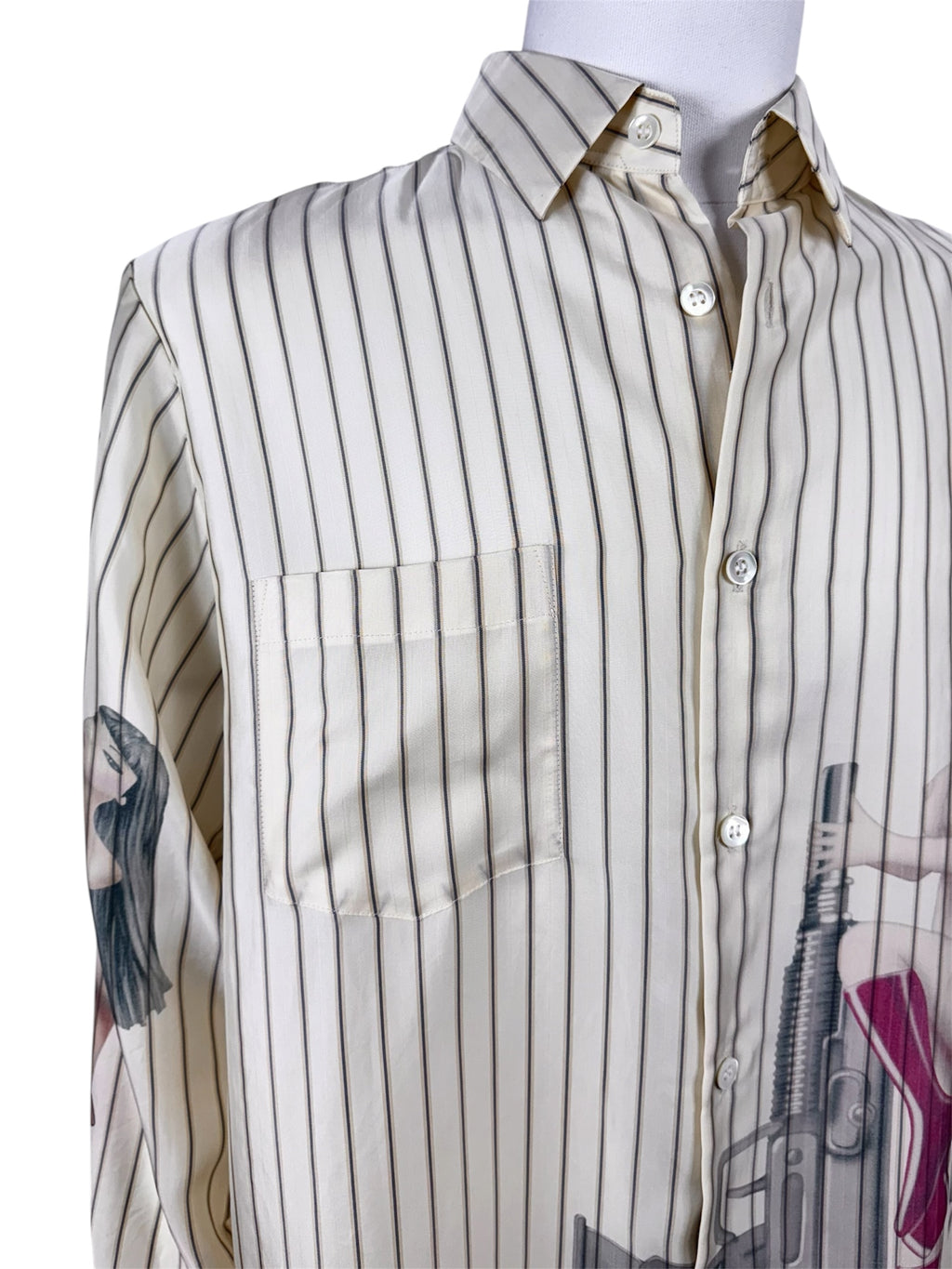 Yohji Yamamoto x Justin Davis AW2008 Pin-Up Shirt