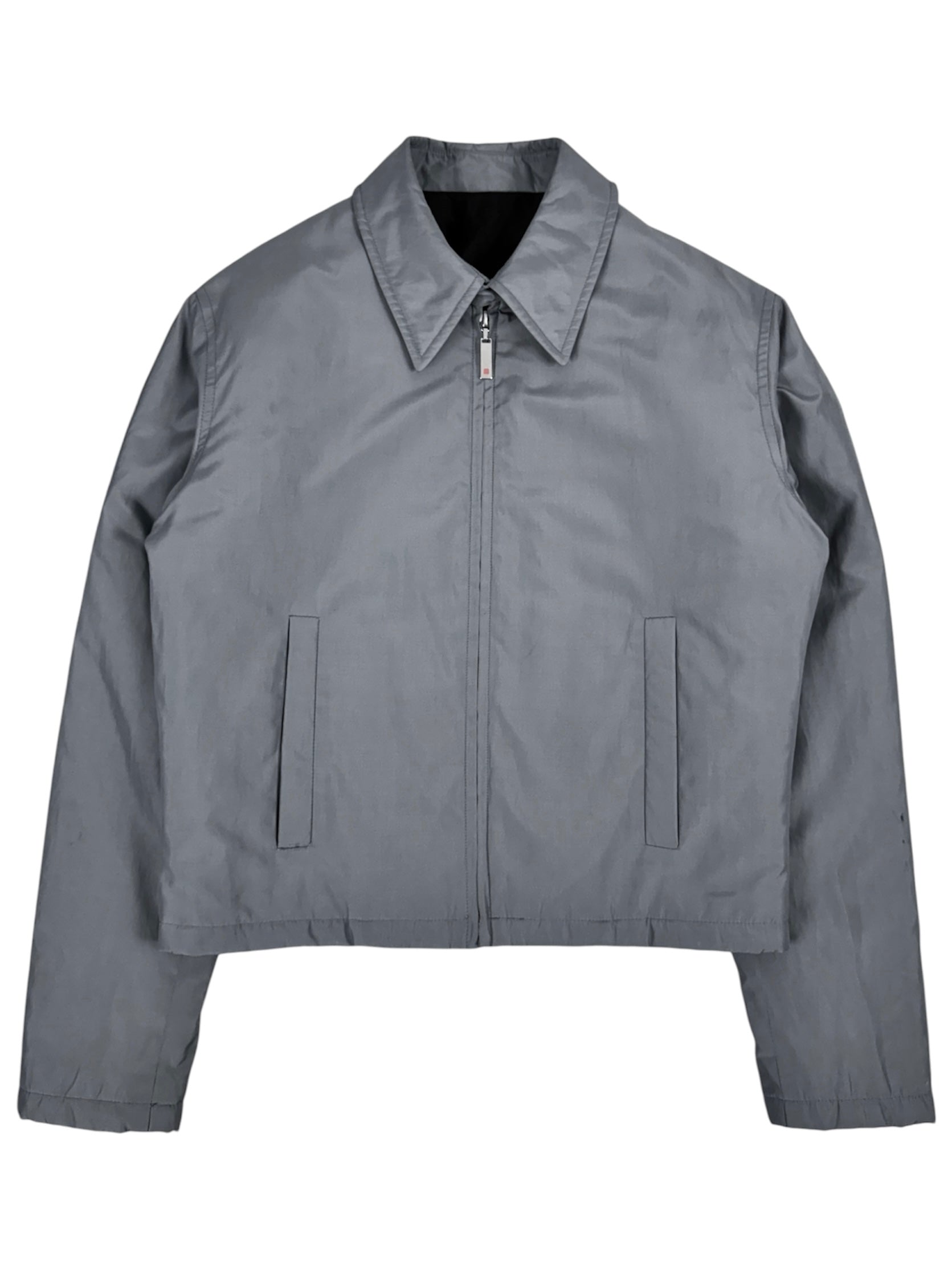 YSL Rive Gauche by Hedi Slimane SS2000 Padded Technical Silk Jacket