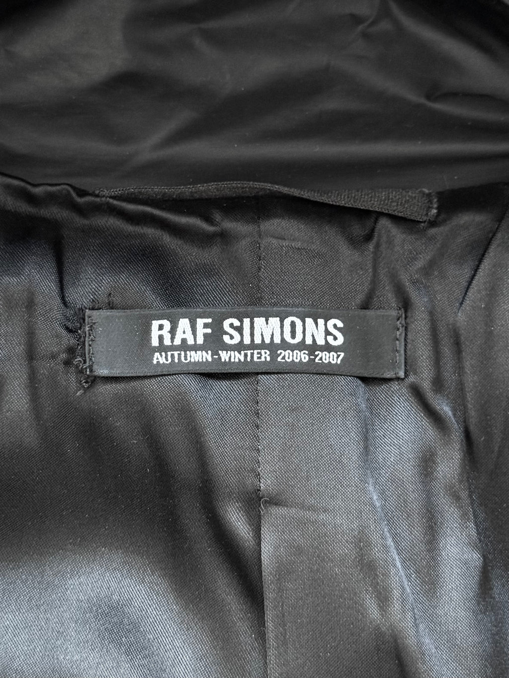 Raf Simons AW2006 Wool Alien Coat
