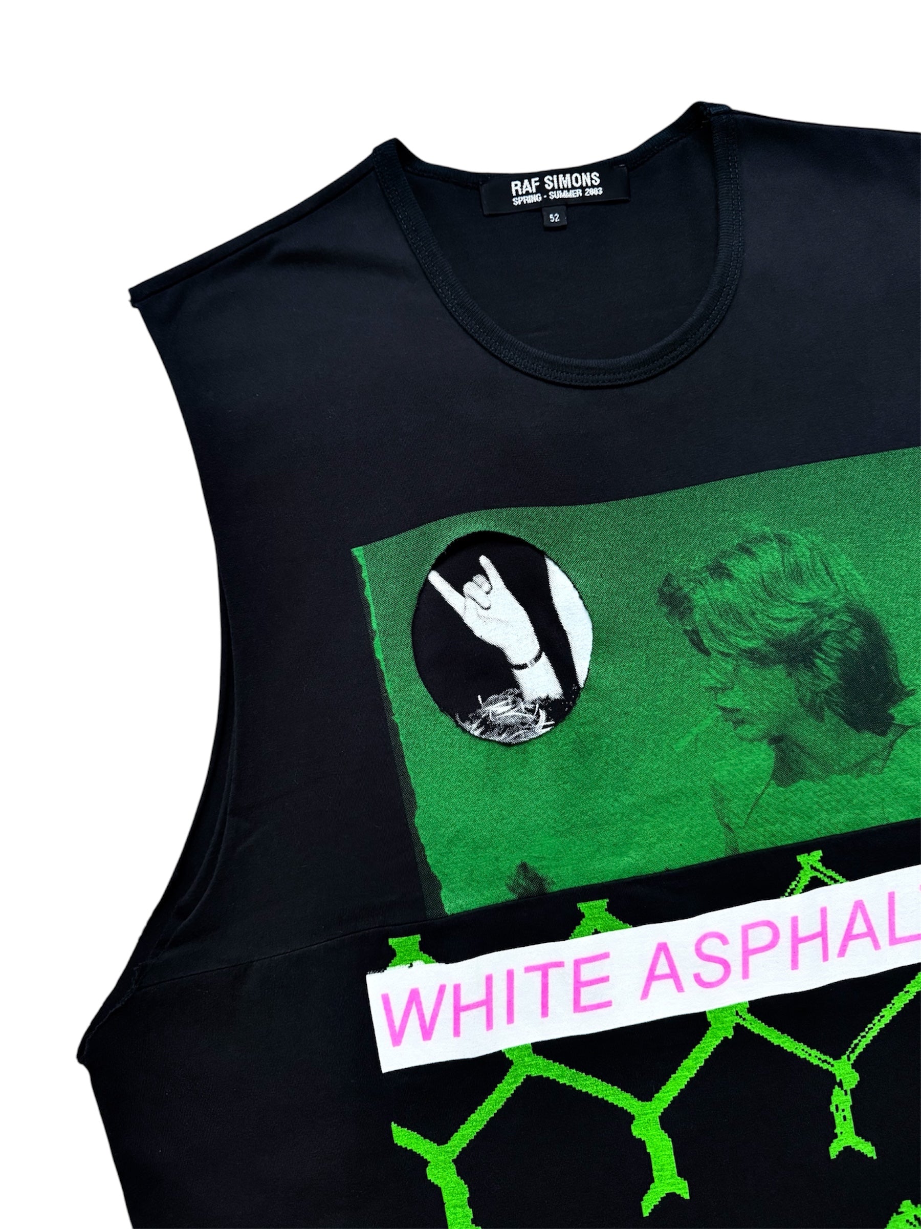 Raf Simons SS2003 “Consumed” Asphalt Tank Top