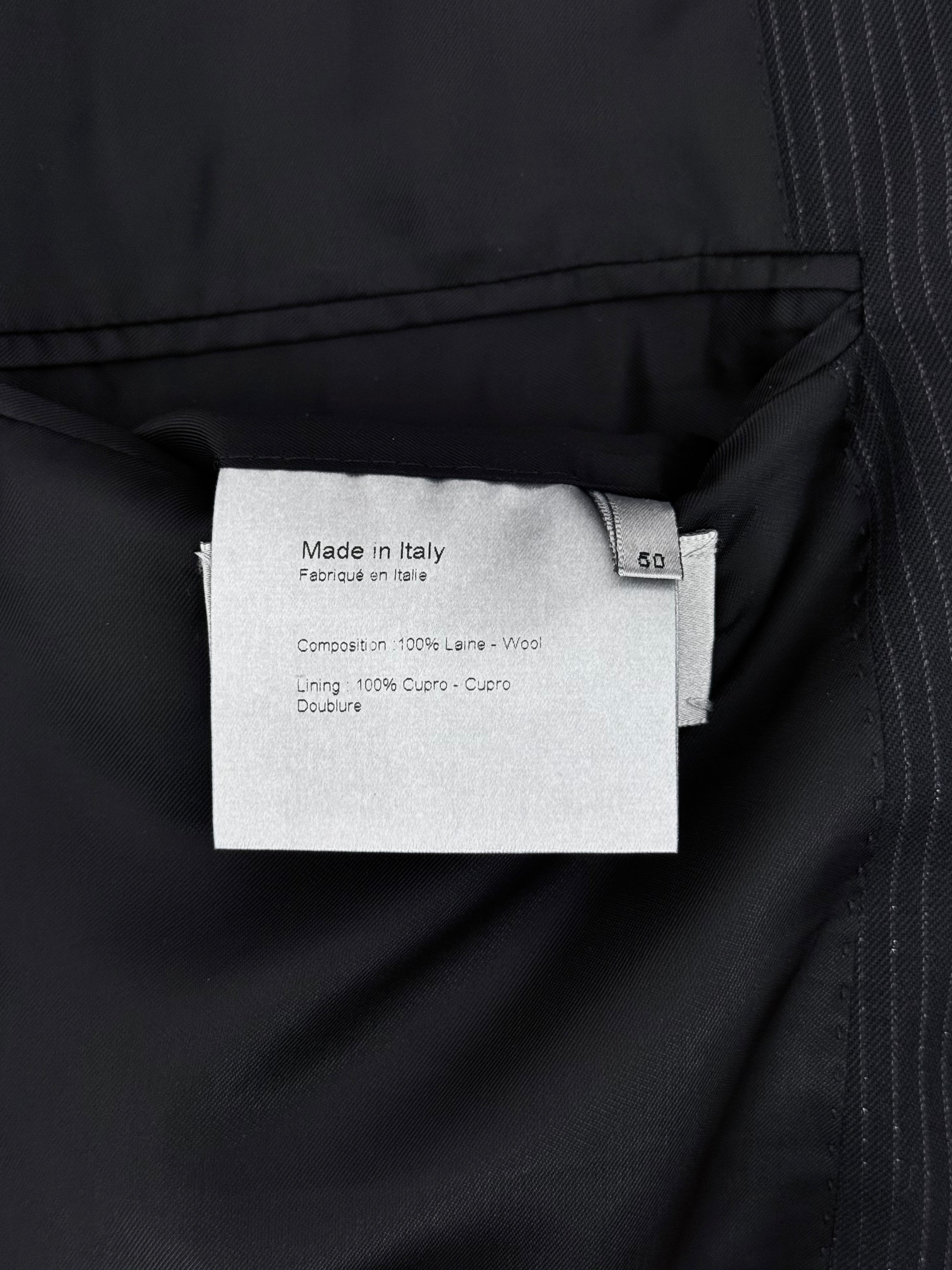 Dior Homme SS2002 “Boys Don’t Cry” Glitter Pinstripe Suit