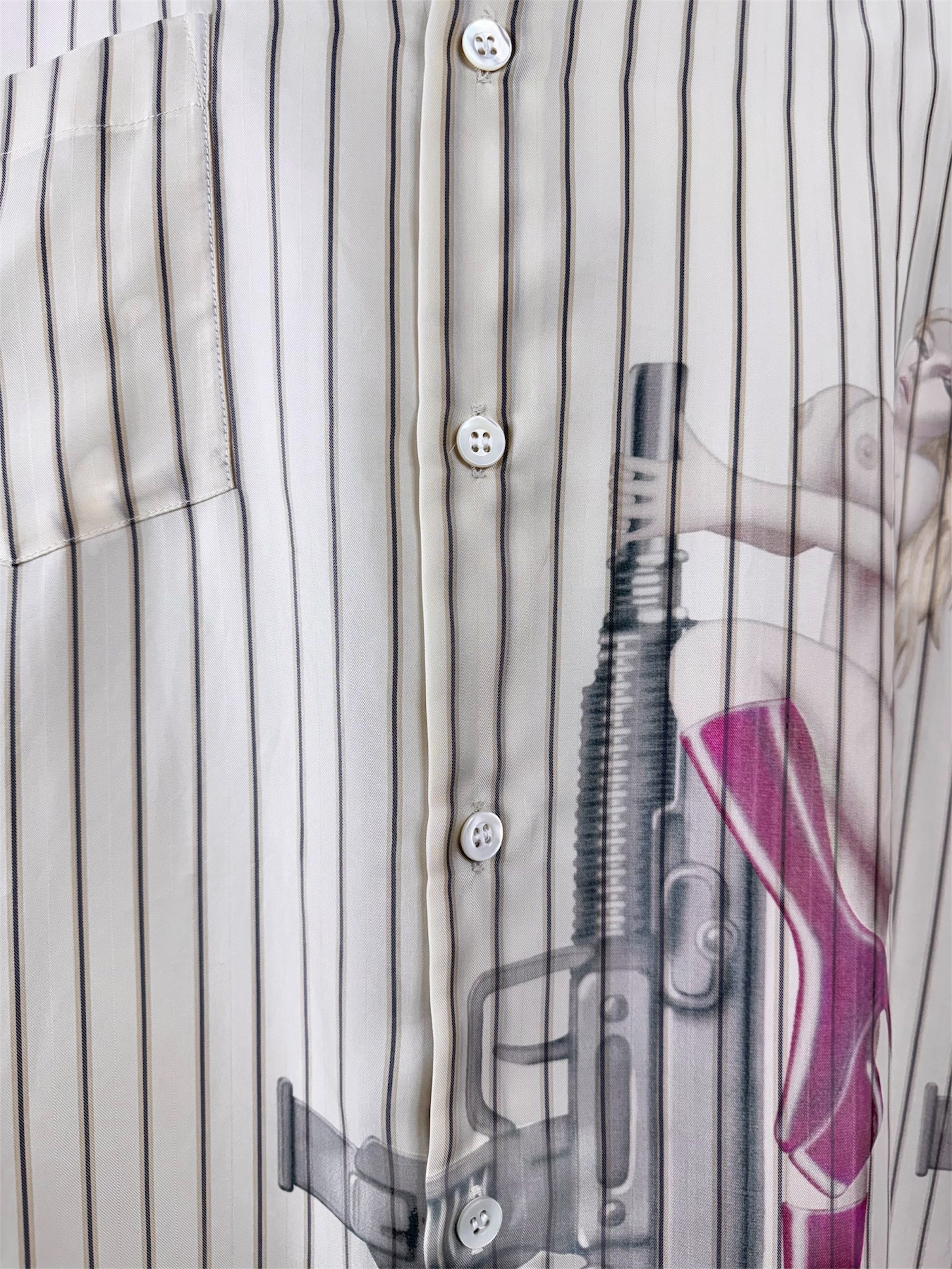 Yohji Yamamoto x Justin Davis AW2008 Pin-Up Shirt