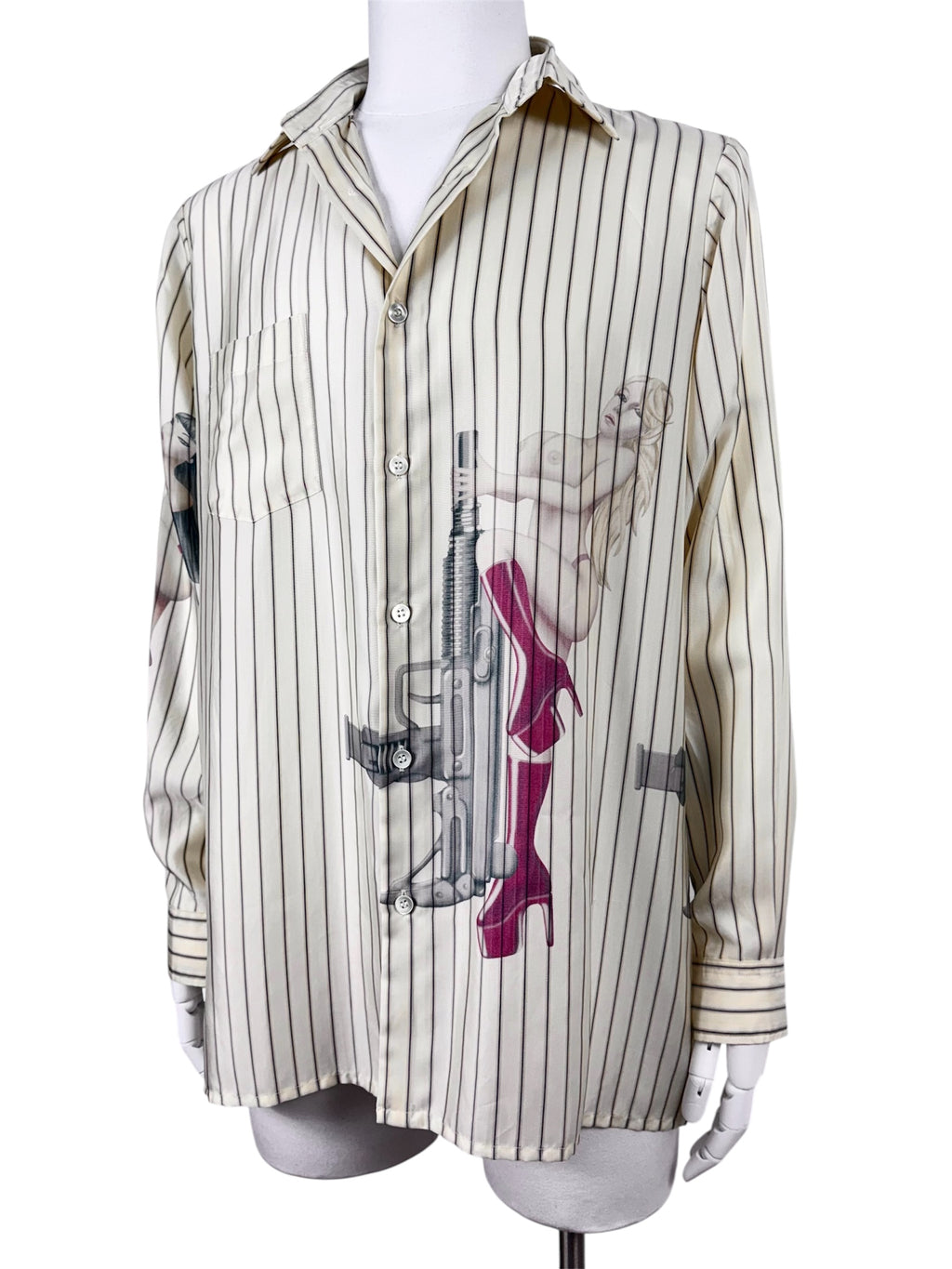 Yohji Yamamoto x Justin Davis AW2008 Pin-Up Shirt