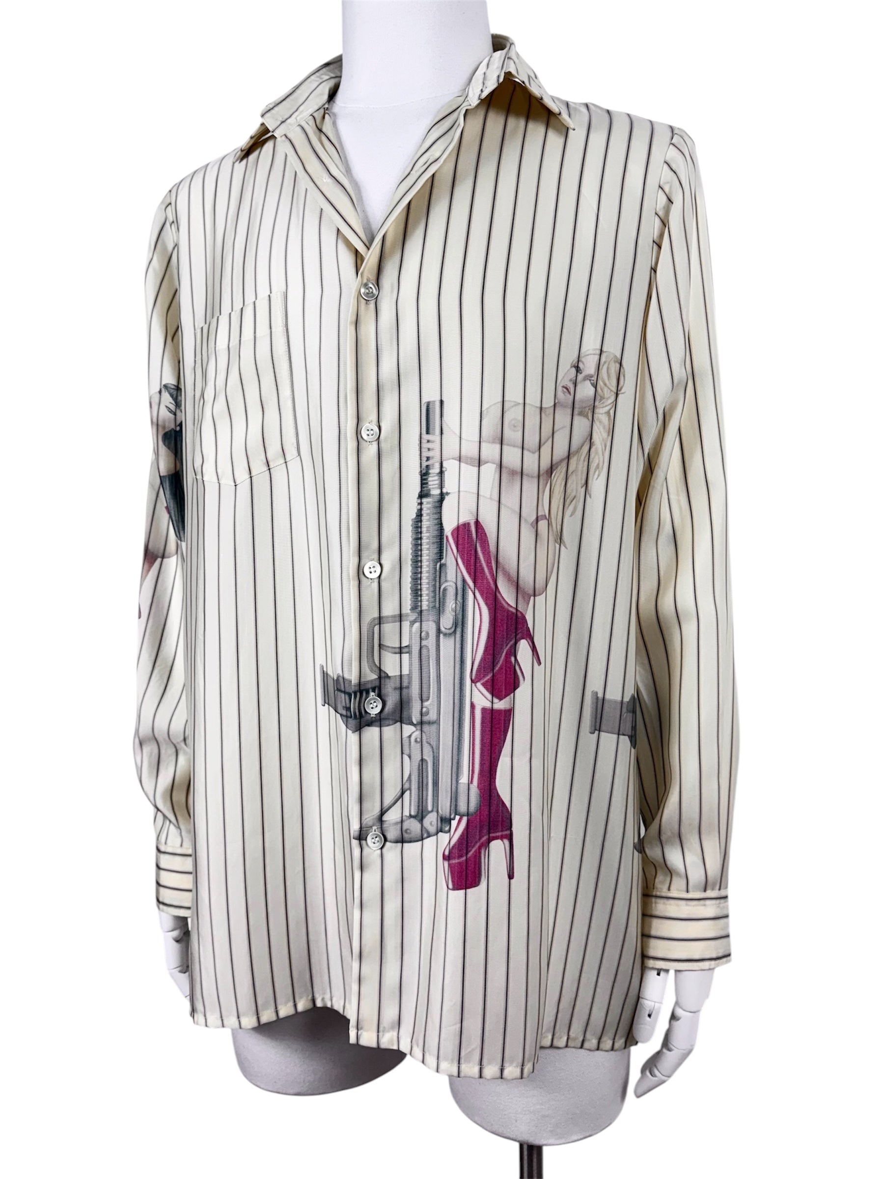 Yohji Yamamoto x Justin Davis AW2008 Pin-Up Shirt