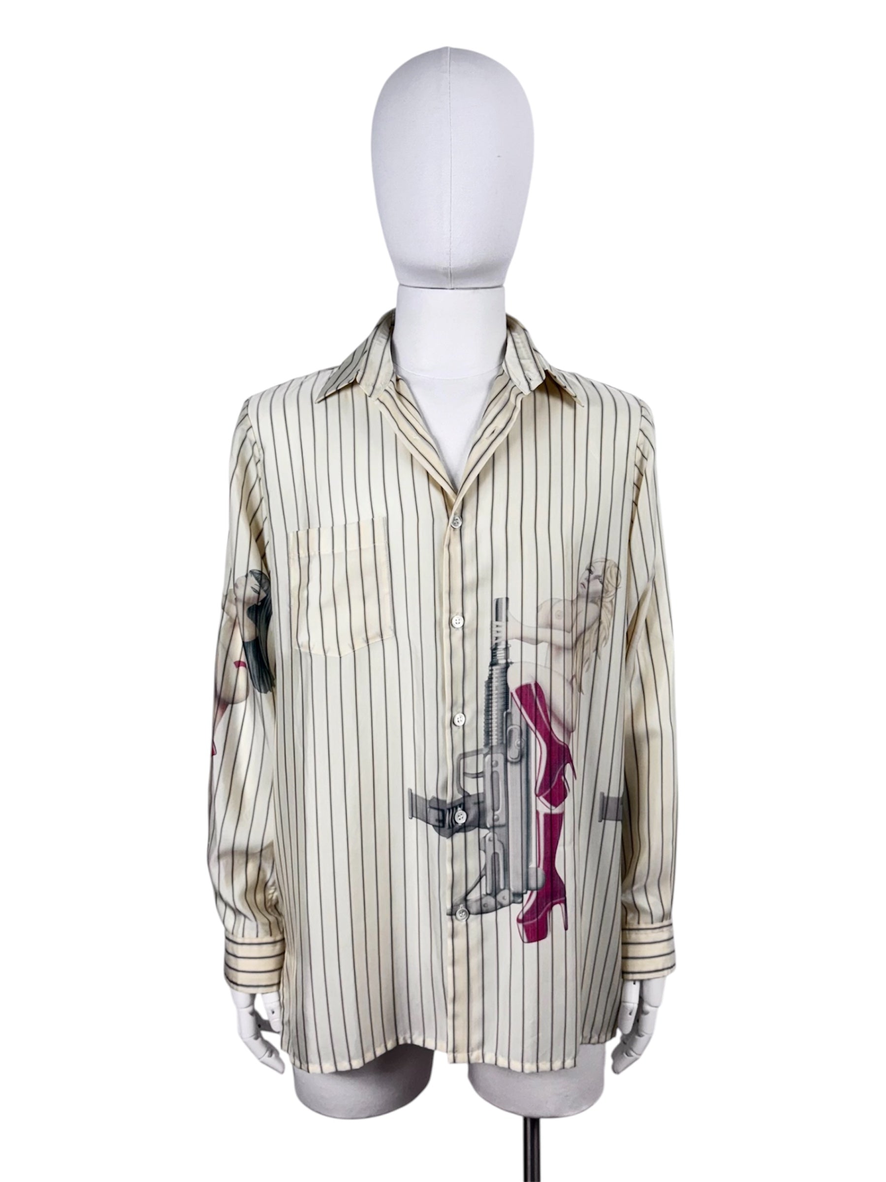 Yohji Yamamoto x Justin Davis AW2008 Pin-Up Shirt