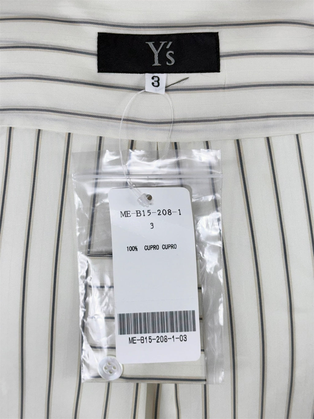 Yohji Yamamoto x Justin Davis AW2008 Pin-Up Shirt